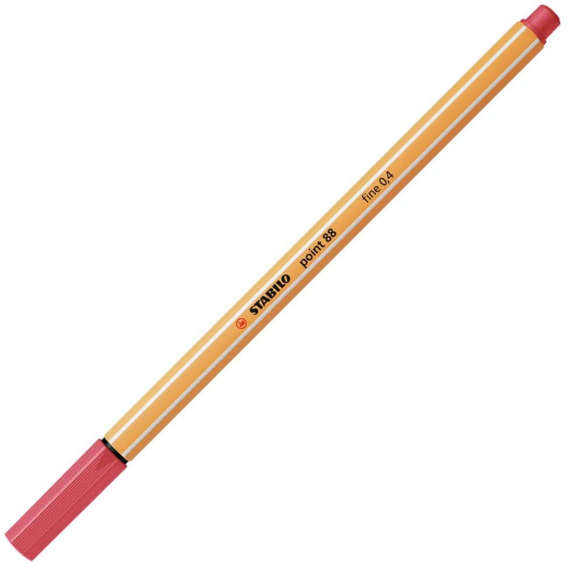 Liner STABILO point 88 | výběr barev - barva lineru: rezavě červená 88/47