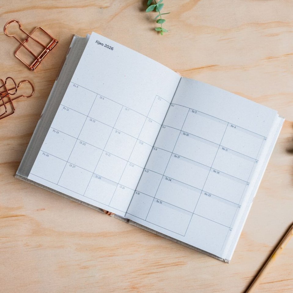 kalendárium před začátkem měsíce